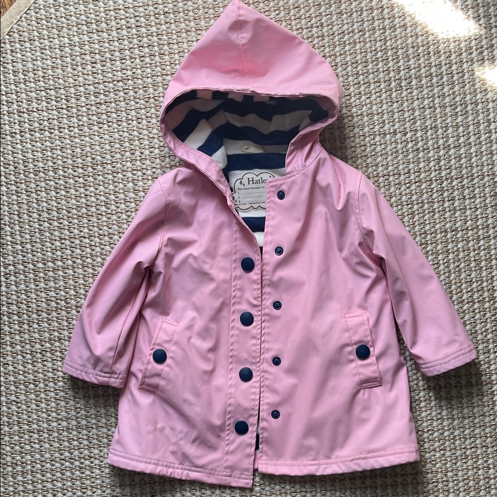 Hatley Pink Raincoat 3